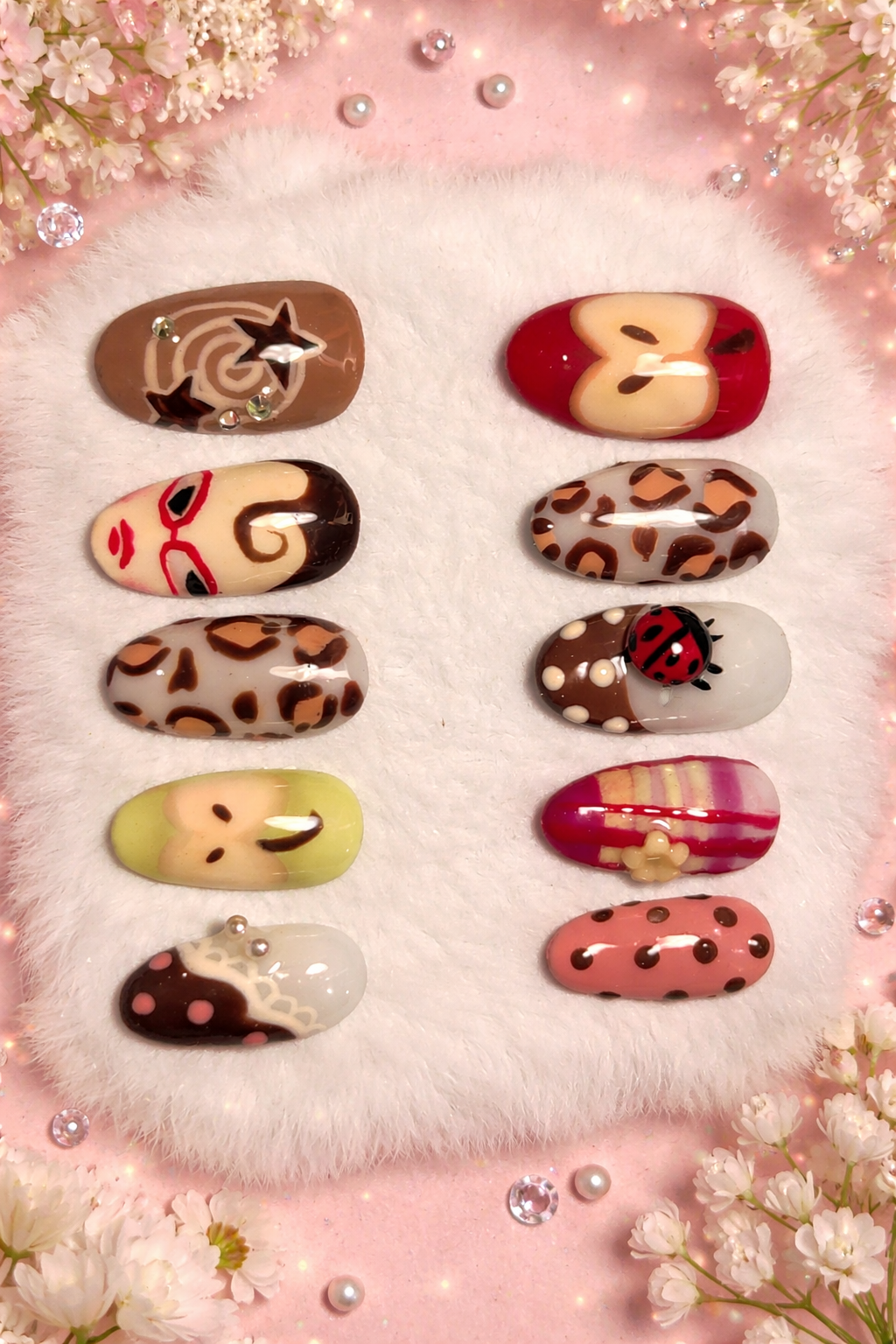 Aesthetic press-on nails