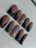 Lux dark Press-on Nails