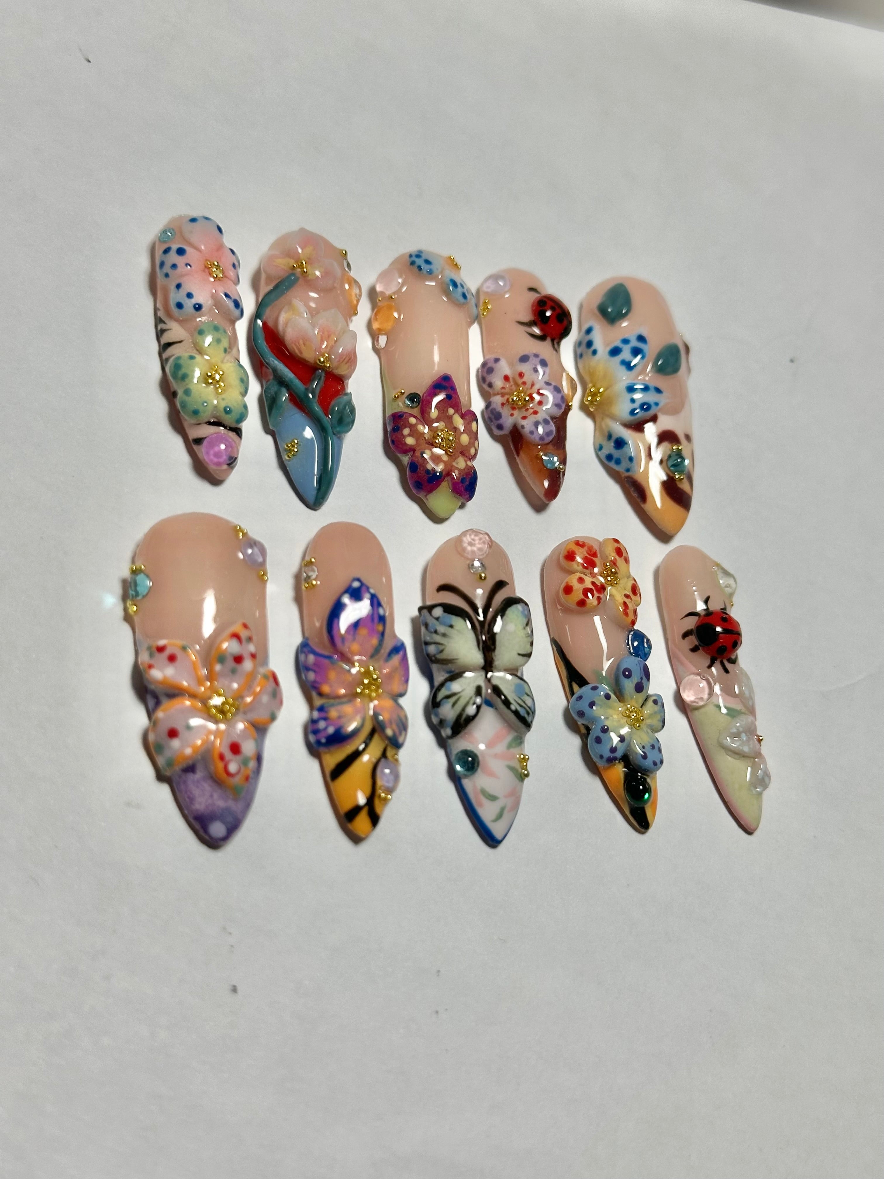 Nature- Press on nails
